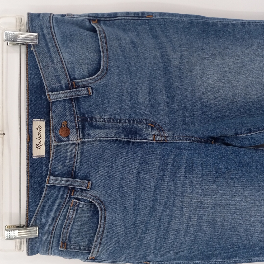 Madewell Roadtripper Skinny Jeans High Rise Stretchy Medium Wash Whisker Size 27 - Picture 3 of 15